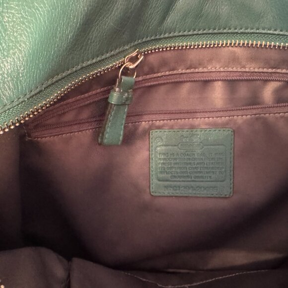 Coach Green Handbag in EUC - Picture 2 of 4